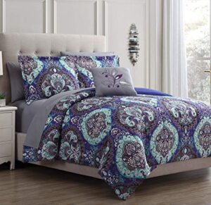 modern threads cathedral 8-piece printed reversible bed in a bag full
