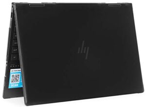 mcover case compatible for 2019~2020 15.6" hp envy x360 15-dsxxxx (amd cpu) / 15-drxxxx (intel cpu) series only (not fitting any other models) laptop computers - black
