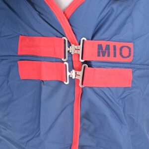 Horseware Ireland Mio All-in-One Turnout Sheet Dark Blue/Red 72