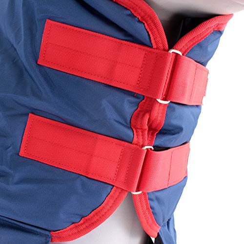 Horseware Ireland AASJ41-CDR0 Mio All-in-One T/O Lite 0g Dark Blue/Red 81