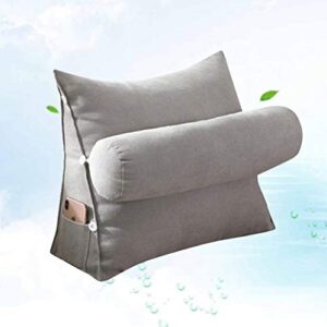 HEALLILY Triangle Wedge Pillow Back Support Cushion Sofa Bed Office Chair Rest Cushion Throw Pillow