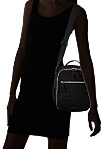 Vera Bradley Women's Women's Performance Twill Deluxe Lunch Bunch Lunch Bag, Black, One Size