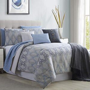 modern threads radiance 10-piece comforter and quilted coverleted coverlet set king/california king