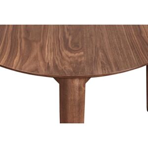 New Classic FURNITURE Oscar Corner Table, Walnut