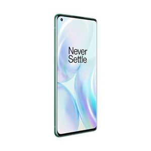 OnePlus 8 (5G) Dual-SIM IN2013 128GB/8GB RAM (GSM + CDMA) Factory Unlocked Android Smartphone (Glacial Green)- International Version