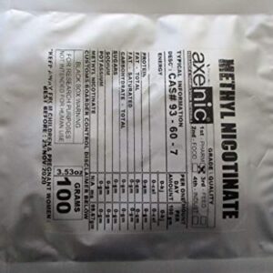 AXENIC 20 Grams Methyl Nicotinate 99.67% Powder CAS# 93-60 - 7