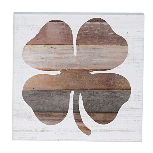 Simply Said, INC Small Talk Squares 5.25" Wood Sign STS1272 - Shamrock