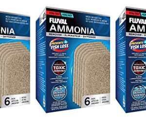 Fluval 18 Pack of Ammonia Remover for 306/406 and 307/407 Aquarium Filters