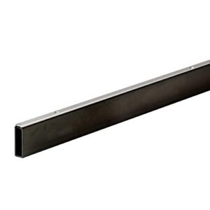 hangrail black rectangular tubing 4 ft