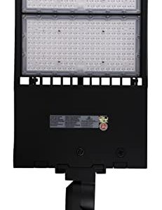 RuggedGrade 42,000 Lumen - 300 watt NextGen III LED Shoebox Lights - Dimmable - NO Photocell - Slip FIT Mount -10KV Surge