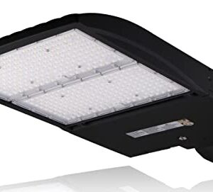 RuggedGrade 42,000 Lumen - 300 watt NextGen III LED Shoebox Lights - Dimmable - NO Photocell - Slip FIT Mount -10KV Surge