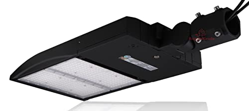 RuggedGrade 42,000 Lumen - 300 watt NextGen III LED Shoebox Lights - Dimmable - NO Photocell - Slip FIT Mount -10KV Surge
