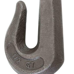 Mytee Products (4 Pack) G70 1/2" Weld On Chain Grab Hooks WLL# 11,300 lbs Bucket Flatbed Trailer Wrecker Tow Tie Down