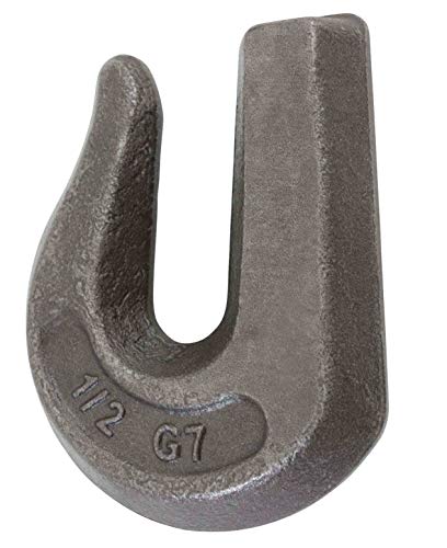 Mytee Products (4 Pack) G70 1/2" Weld On Chain Grab Hooks WLL# 11,300 lbs Bucket Flatbed Trailer Wrecker Tow Tie Down