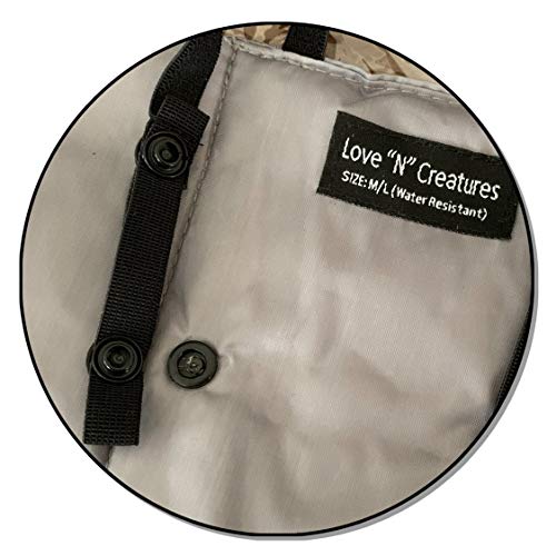 LoveNCreatures – Water Resistant - Chicken Saddle Jacket (6 Apron Pack) Hen Supplies w/Over The Wing Poultry Feather Saver | Hackle to Tail Safety Pad & Pecking Protection Vest Medium/Large Breeds