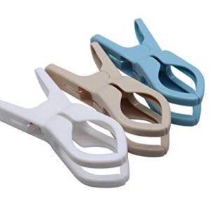 12 Pack Towel Clips Clothespin Holder for Beach Pool Loungers Clothes Blanket Swimsuits Curtains