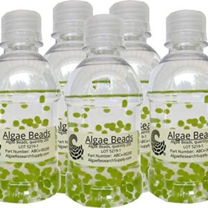 Algae Research and Supply: Algae Beads (Ready-to-go Algae Beads in Indicator- snap vials (x100))