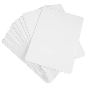 ONE MORE White Quarter Cake Sheet 13.75” x 9.75” Cake Board Sturdy Rectangle Greaseproof Pad Full 15 Pk Boards (15, White)