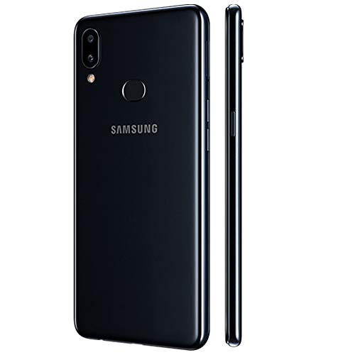 Samsung Galaxy A10s with Fingerprint (32GB, 2GB RAM) 6.2", Android 9.0, Dual SIM GSM Factory Unlocked A107M/DS - US + Global 4G LTE International Model (Black, 32GB + 64GB SD Bundle)