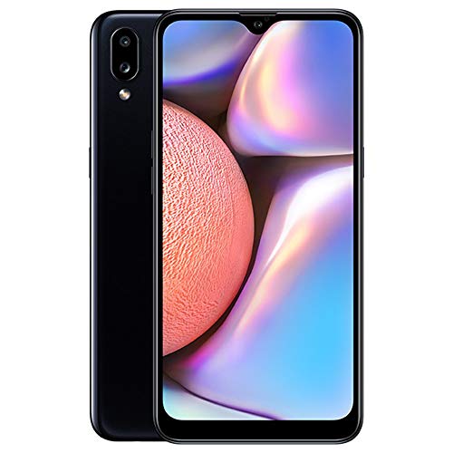 Samsung Galaxy A10s with Fingerprint (32GB, 2GB RAM) 6.2", Android 9.0, Dual SIM GSM Factory Unlocked A107M/DS - US + Global 4G LTE International Model (Black, 32GB + 64GB SD Bundle)