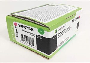 lexmark 24b7155 c2240 xc2235 toner cartridge (magenta) in retail packaging