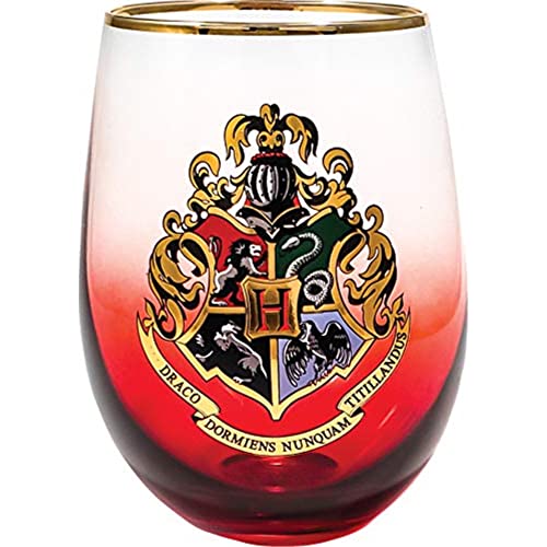 Spoontiques Hogwarts Crest Stemless Glass