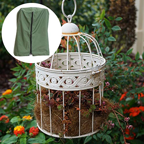 Balacoo Small Bird Cage Covers - Parrot Cage Protective Cloth Windproof Waterproof Shield Guard Classic Round Dome Top for Small Bird Cage