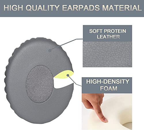 Replacement OE2 Ear Pads Earpads Cushion Ear Cups Compatible with Bose OE2 OE2i Soundtrue SoundLink On-Ear Headphones (Grey)