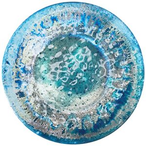 Certified International Radiance Teal 2-Piece Melamine Platter, Set, Multicolored