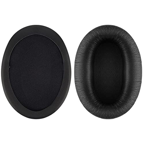 Geekria QuickFit Replacement Ear Pads for HyperX Cloud Flight, Cloud Flight S, Cloud Stinger Gaming Headphones Ear Cushions, Headset Earpads, Ear Cups Repair Parts (Black)