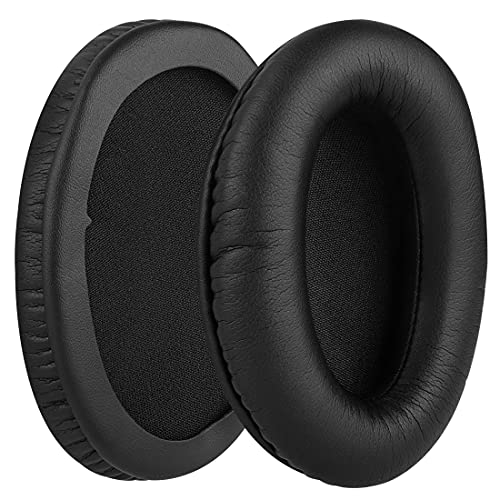 Geekria QuickFit Replacement Ear Pads for HyperX Cloud Flight, Cloud Flight S, Cloud Stinger Gaming Headphones Ear Cushions, Headset Earpads, Ear Cups Repair Parts (Black)