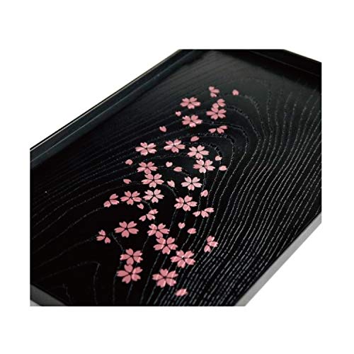 Cherry Blossom Pattern Tea Serving Tray, Japanese Style, 10 x 6.3inches