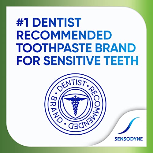 Sensodyne Fresh Mint Sensitive Toothpaste, Cavity Prevention and Sensitive Teeth Treatment - 4 Ounces (Pack of 3)