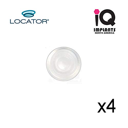 Locator® Retention Insert Cap, Standard, Clear 5.0 lbs (4 Pack)