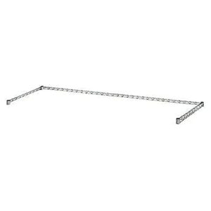 quantum 1848fc wire frame, 48'w x 18'd, carbon steel, chrome, nsf