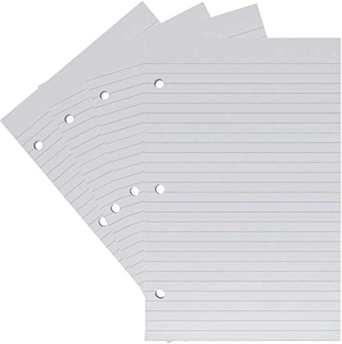 1InTheOffice College Ruled Filler Paper 5.5 x 8.5 Mini Binder Filler Paper, White, 100 Sheets/Pack