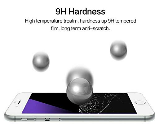 ZenHoo For iPhone 8 Plus, iPhone 7 Plus, Anti Blue Light [Eye Protection] Tempered Glass Screen Protector