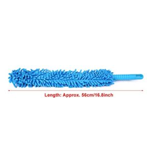 Cleaning Tool, Long Soft Flexible Microfiber Cleaning Brush Car Wash Tool Wheel Cleaner