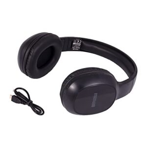 Maxell 199793 Bass 13 Bluetooth On-Ear Headphones with Microphone, Black
