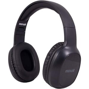 Maxell 199793 Bass 13 Bluetooth On-Ear Headphones with Microphone, Black