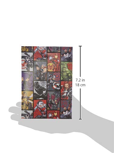 Boys Superhero Wrapping Paper - Marvel Hero Wrapping Paper - Boys Marvel The Avengers Blue Wrapping Paper Sheets - Wrapping Paper for Kids - Wrapping Paper for Boys