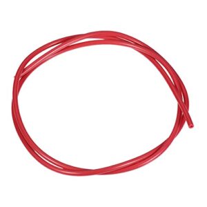 uxcell ptfe tube fit filament 1.75 for 3d printer high temperature tubing 3.28ft 2mmidx4mmod red