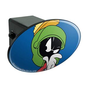 looney tunes marvin the martian oval tow trailer hitch cover plug insert