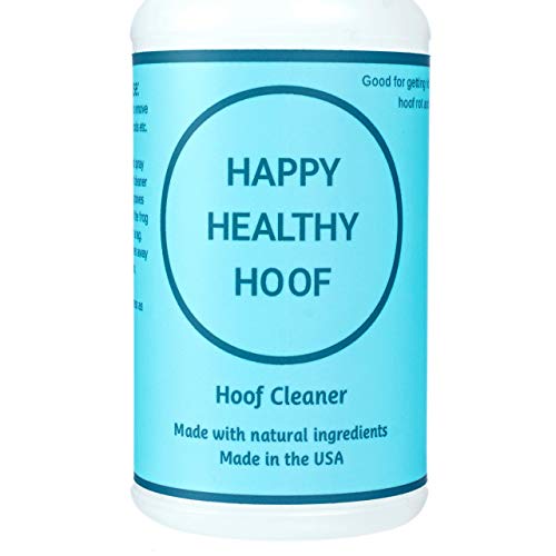 Happy Healthy Hoof Cleaner - Natural Thrush Treatment for Clean Hooves - 16 Ounce Heavy Duty Spray Bottle