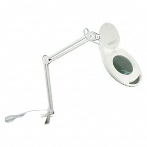 lumapro 32pe52 magnifier, 5in, led, 6 ft, white, 2.25 lighting