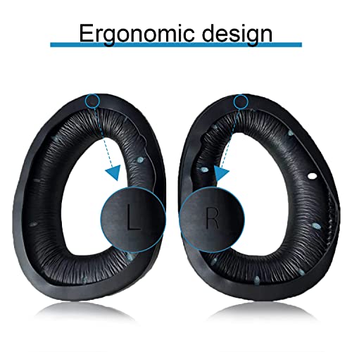 GSP 300 Ear Pads Replacement Earpads Ear Cushion Compatible with Sennheiser GSP 300 GSP 301 GSP 302 GSP 303 GSP 350 Gaming Headphones (Black)