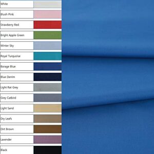 cottonvill 40count cotton solid fabric (3yard, 07-borage blue)