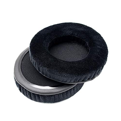 Velvet Ear Pads Replacement Earpads Cushion Compatible with Superlux HD 681EVO 668B HD681 681B 662 Headphones (Black)