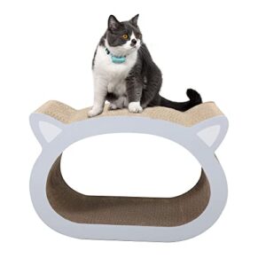 cat scratching post cardboard for jumbo adult cat, cat scratcher lounge, scratch pad with catnip, cat bed couch for house