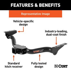 CURT 13427 Class 3 Trailer Hitch, 2-Inch Receiver, Fits Select Hyundai Palisade